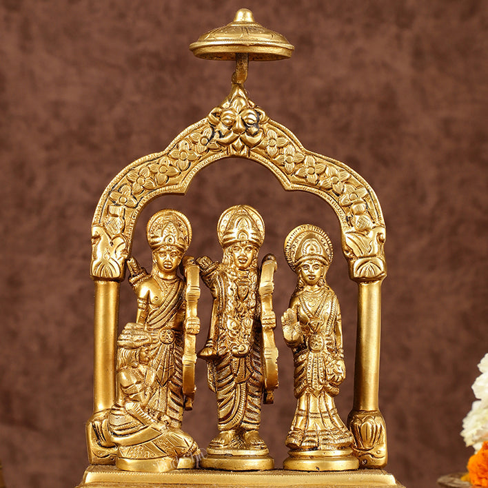 Brass Ram Darbar Idol | Height: 9.5 inch-1