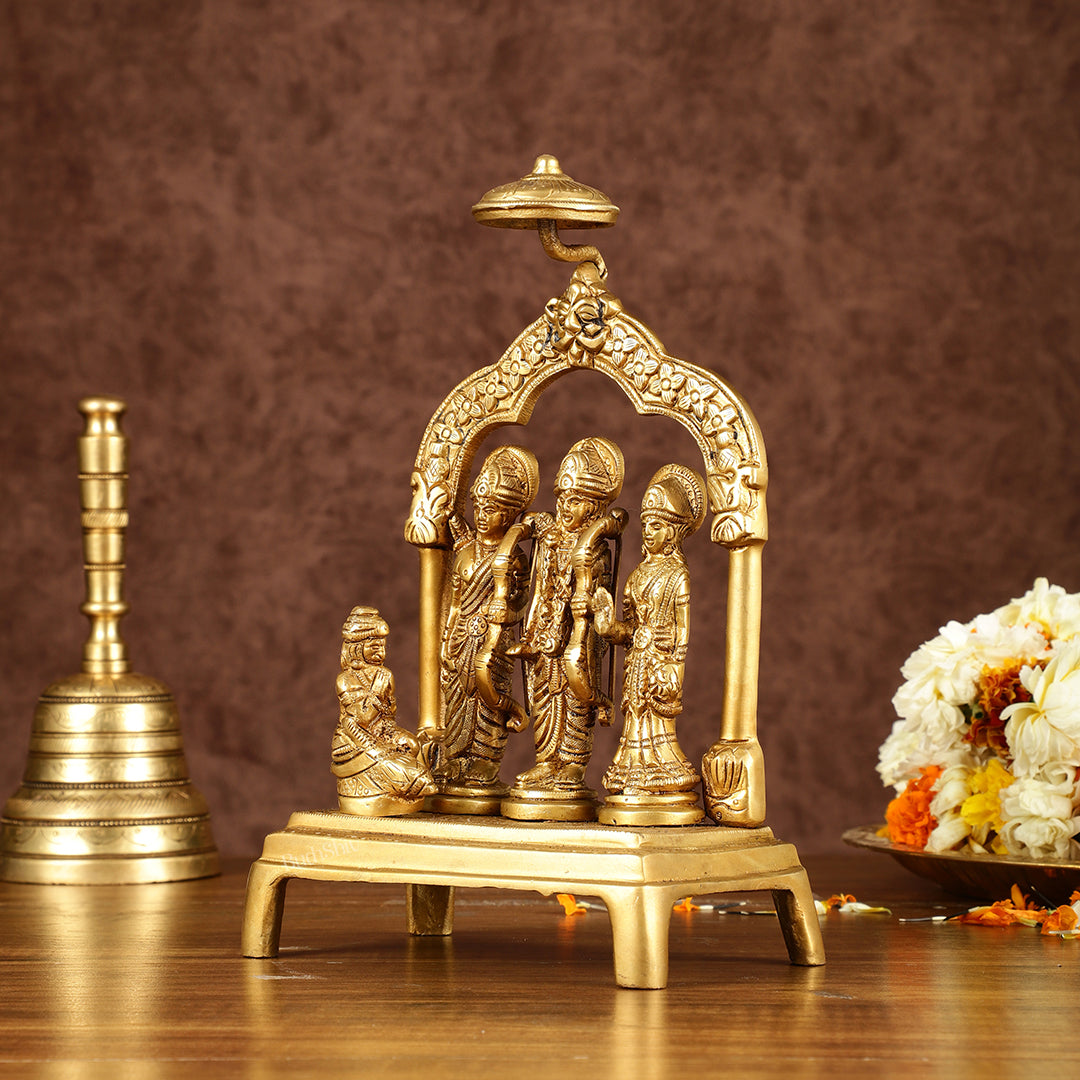 Brass Ram Darbar Idol | Height: 9.5 inch-4
