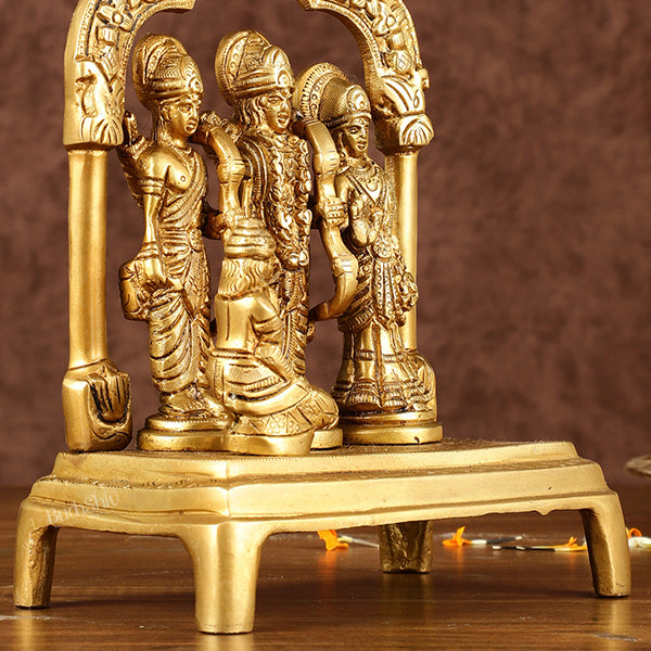 Brass Ram Darbar Idol | Height: 9.5 inch-3