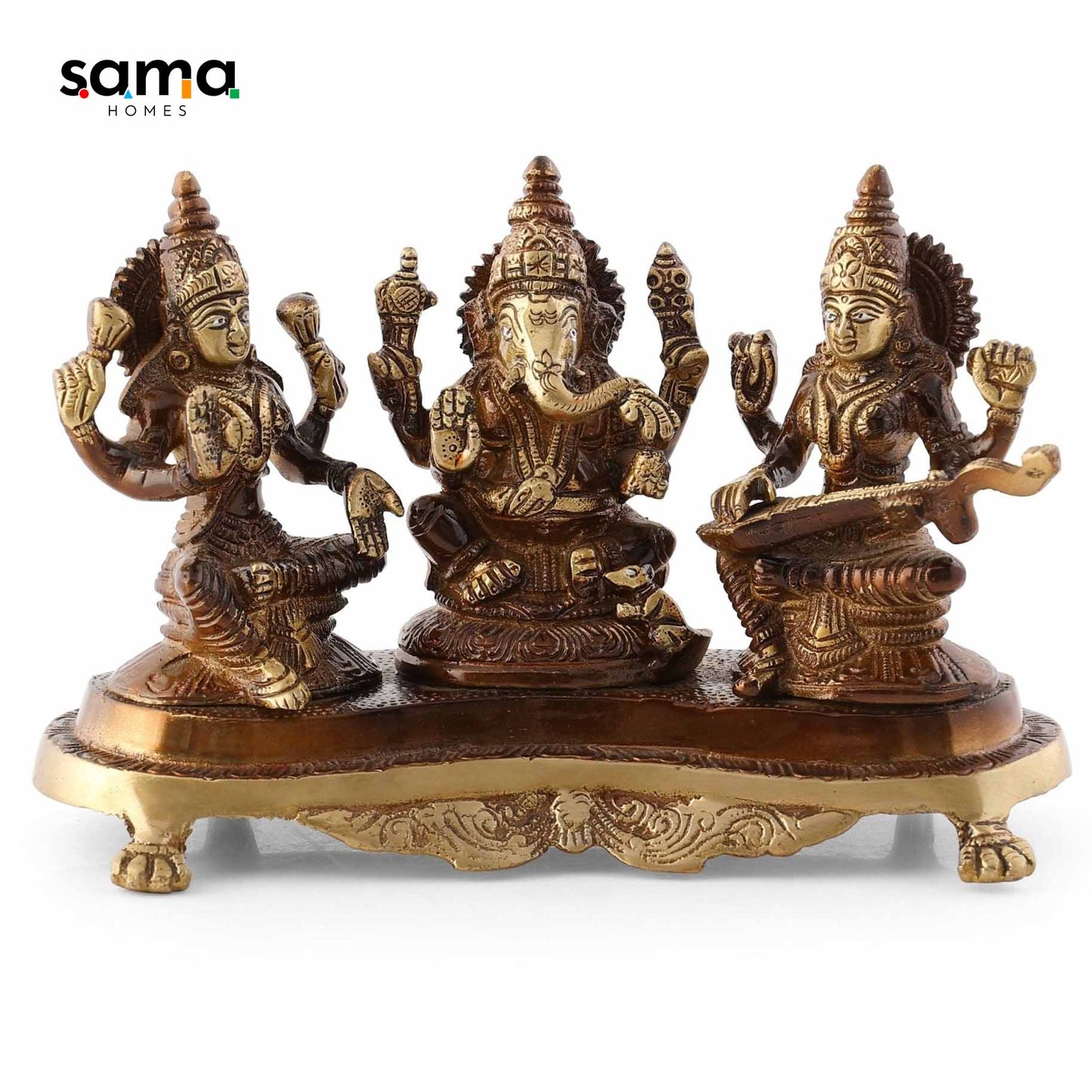 Set of Idol / Statues of Ganesh, Lakshmi, Saraswati-2