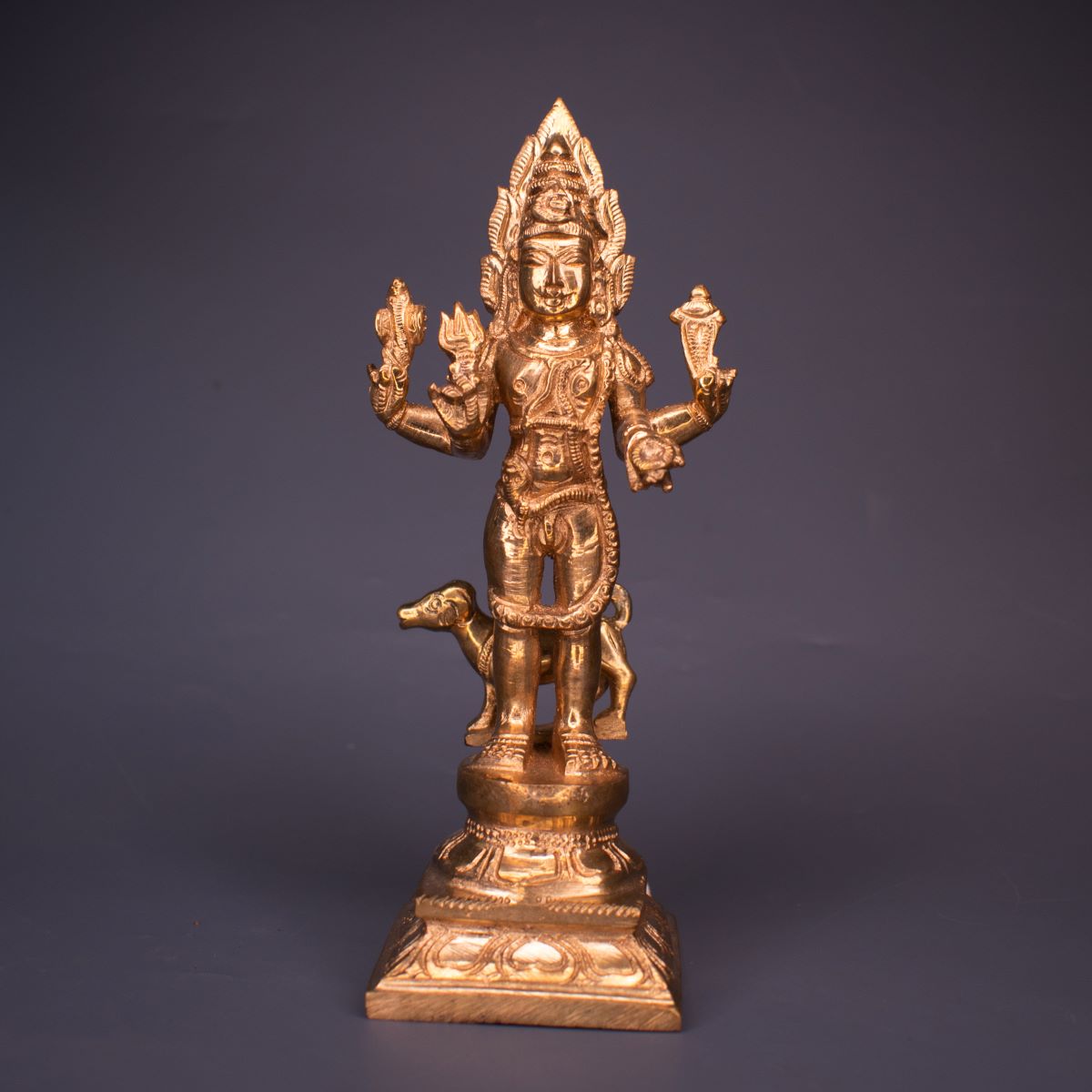 Kala Bhairava Panchaloha Idol-6 inches-1